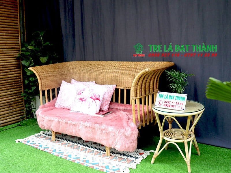 Bàn Ghế Mây Ngoài Trời - BGMNT007